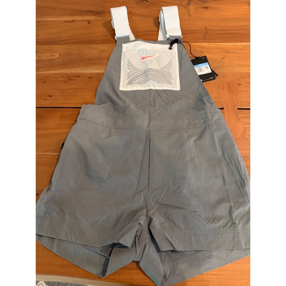 Nike Sportswear Festival Utility Women's Overalls Short Gray NWT DJ4587-084 Med